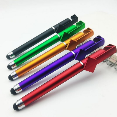 Metal Soft Touch Stylus Ballpoint Pen